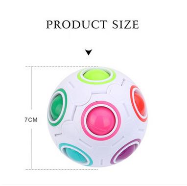 Hot money DIY Toy Puzzle Cube decompression Magic rainbow ball creative promotional gifts Mini Football cube