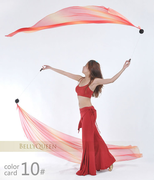 Belly dance hand throw the ball stage performers performing props to enhance the effect of supporting supplies colorful scarf thrown ball
