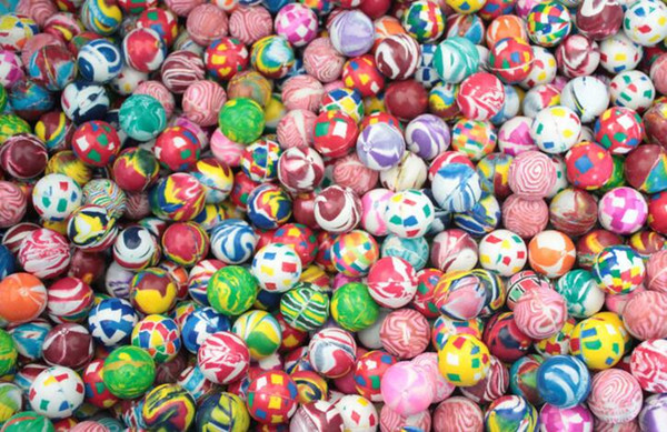 Bouncing balls Color elastic ball bouncing ball solid bouncy ball children's toyvariety of specifications variety of styles 32MM