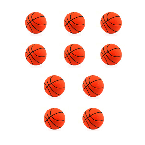 10Pcs 6.3cm Kid Mini Solid Sponge Basketball For Children Sports Toys