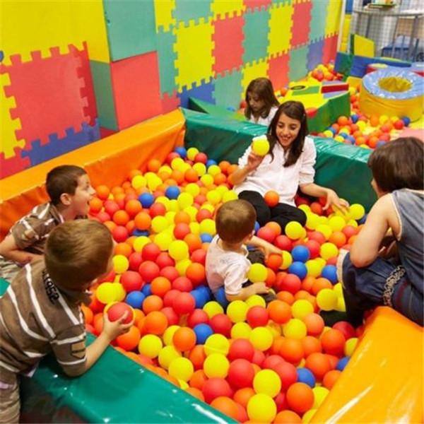 Wholesale-200Pcs/lot Colorful Durable Fun Ball Soft Plastic Water Pool Ocean Ball Baby Kids Toys Swim Pit Free Shipping