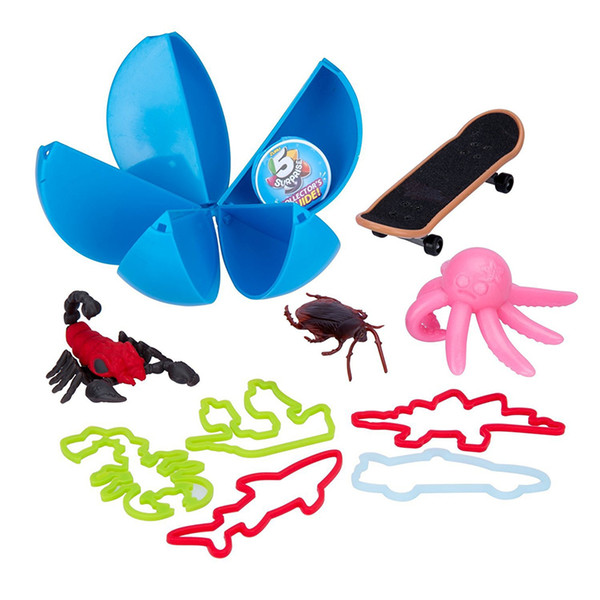 Surprise ball 5 petals girl petals series boys marine series multi-layer open surprise creative toy magic ball