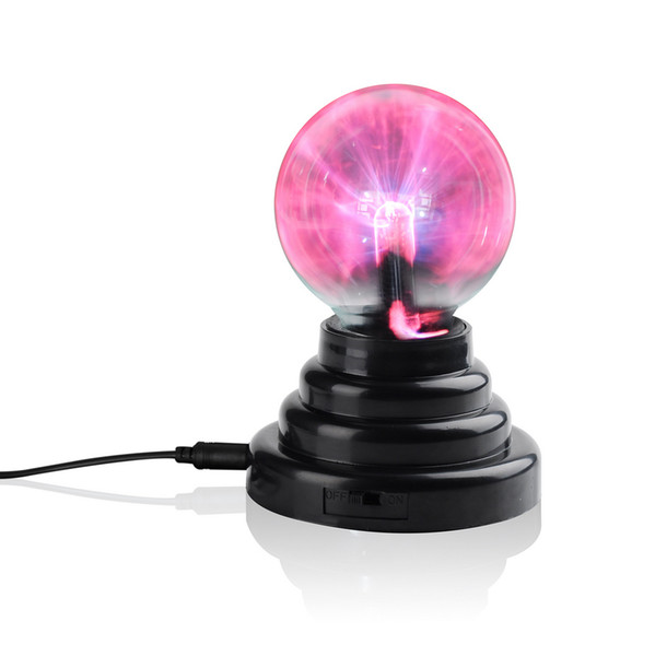 Magic Crystal Plasma Light Ball Electrostatic Induction Balls 3 inch 5W LED Lights USB Power & AA Battery Party Decoration Children Gift DHL