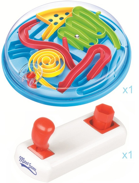 7TECH 3D Maze Ball Children's funny puzzle game Minimum Assembly with a Moving Platform The Fastest Time Wins for Blue