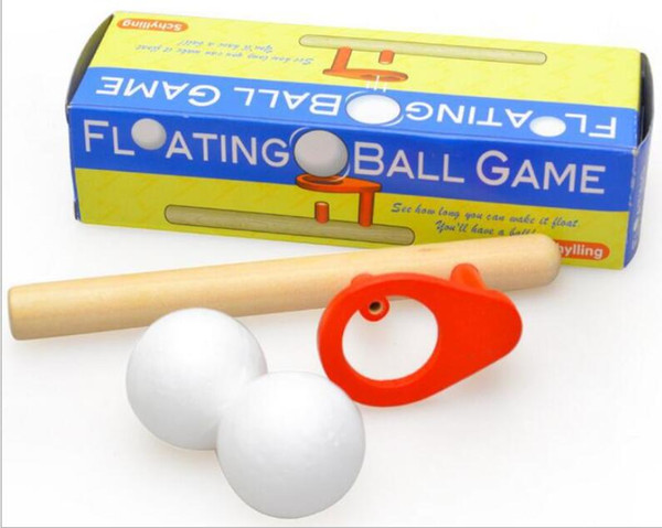 Blow Magic ball game classic children early educational fun puzzle wooden Magic Toy for children Foam Floating Magic Ball 192set