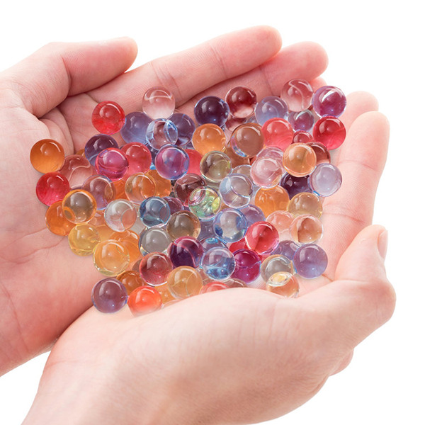 42000pcs pack Water Aqua Crystal Soil Wedding Gel Ball Beads Vase Centerpiece Water Beads Magic Jelly Ball After soaking 50pcs