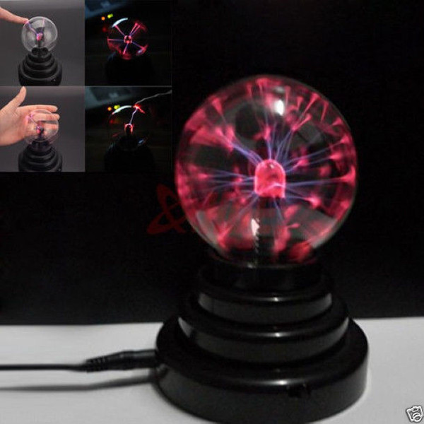 Magic Crystal Plasma Light Ball Electrostatic Induction Balls 3 inch 5W LED Lights USB Power & AA Battery Party Decoration Gift Free DHL