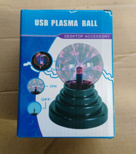 Crystal ball LED electrostatic ion magic ball lamp USB Light Star Projector birthday gift