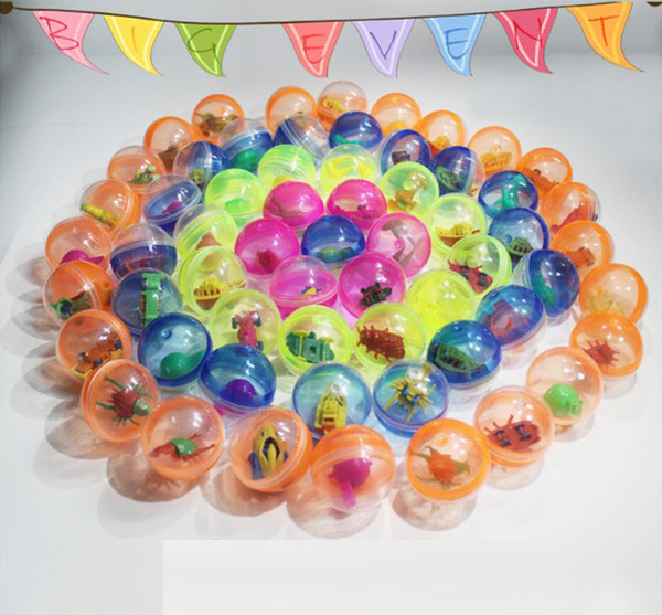 Wholesale Multi Styles Children kids girl boy mini Gashapon Capsule Toys baby toy gifts Dolls Animal Figures