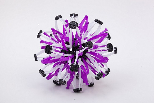 Hand throw color ball creative puzzle telescopic deformation ball decompression magic balls gift adult children's toys