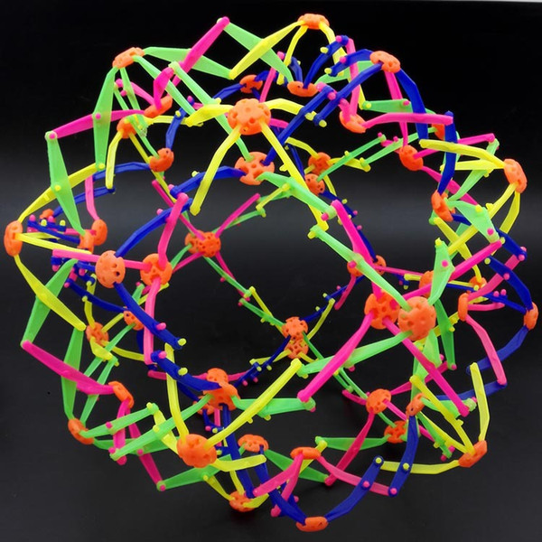 More and more poplur new Child's toy product Colorful Plastic Stretch ball Deformable ball Large Size