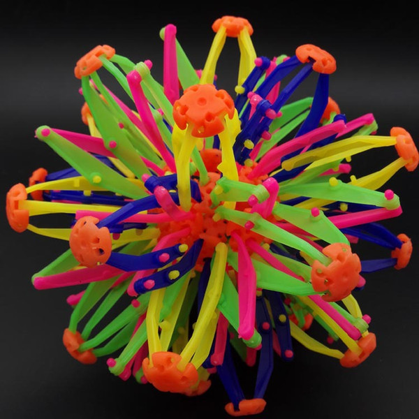 Hot salling New Stress toy multicolor Plastic magnic ball handthrow hand grab ball