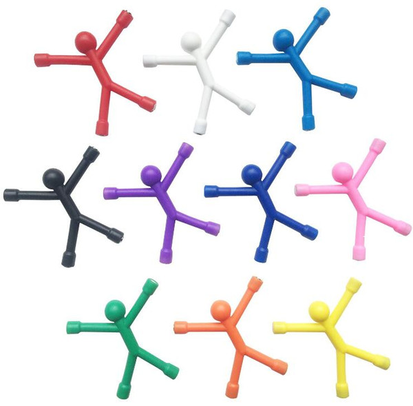 Magnetic Buddy Novelty Mini Q-Bendy Man Fun Flexible Magnetic Doll Character For Home and Office -7*7*1CM