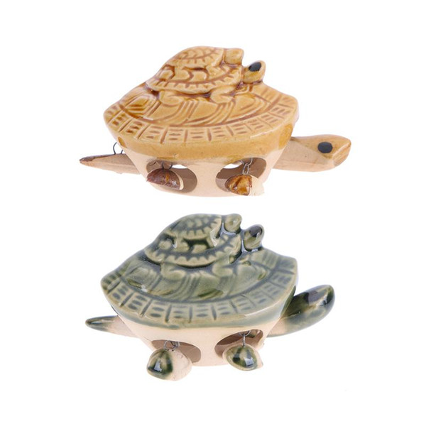 Recur Toys Ceramic Small Sea Turtle Tourism Crafts Kids Children Educational Toys Baby Boy Girl Christmas Gift