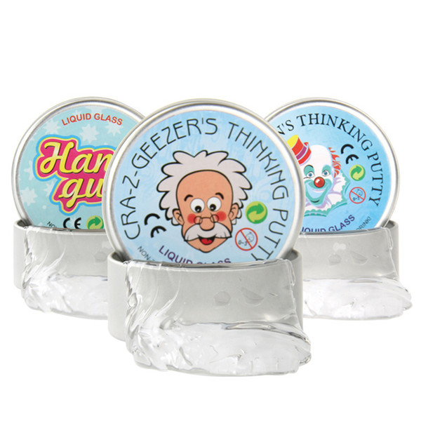 Transparent Thinking Putty Intelligent Creative Hand Gum Elasticity Environmental protection material Slime Silly Liquid Plasticine Mud