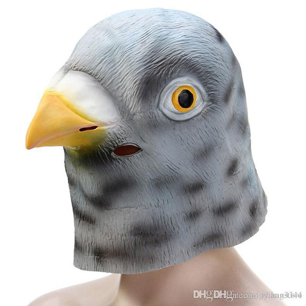 Artificial Halloween Latex Pigeon Mask Masquerade Parties Cosplay Gadget Jokes