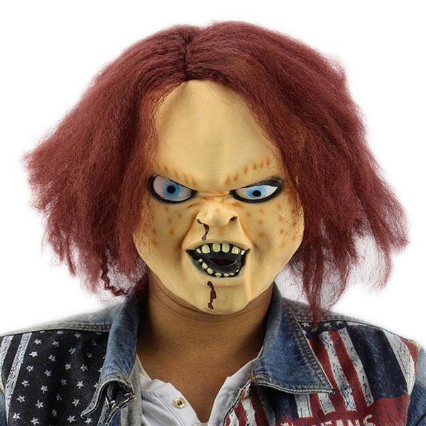 Full Head Adult Mask Horror Head Mask scary Child's Latex Realistic Crazy Rubber Party Cosplay Halloween Mask