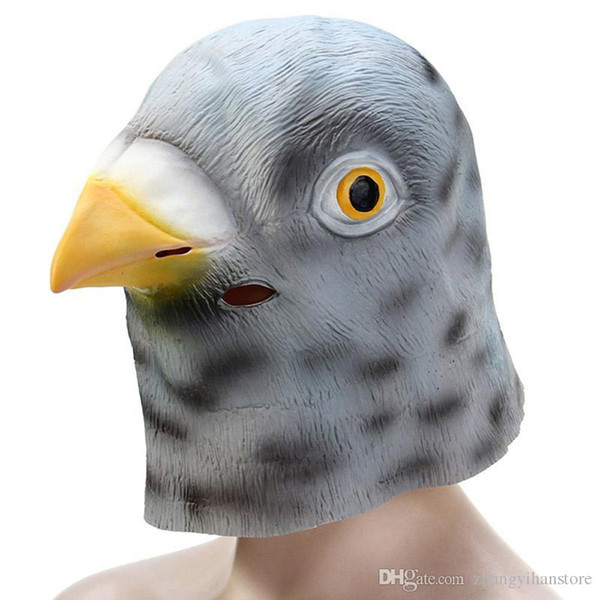 Artificial Halloween Latex Pigeon Mask Masquerade Parties Cosplay Gadget Jokes