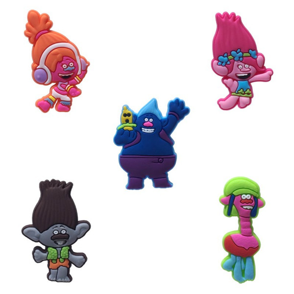 Trolls Creative Cartoon Figure PVC 1.3cm Fridge Magnets Magnetic Lovely Whiteboard Sticker Kid Favor Party Gift Fashion Home Decorations