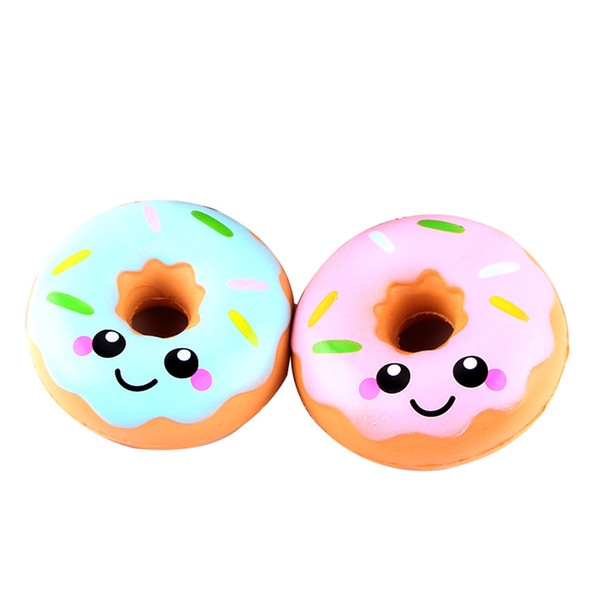 squishy novelty antistress 11cm Lovely Doughnut Cream Scented Squishy Slow Rising Squeeze Toys Collection gift