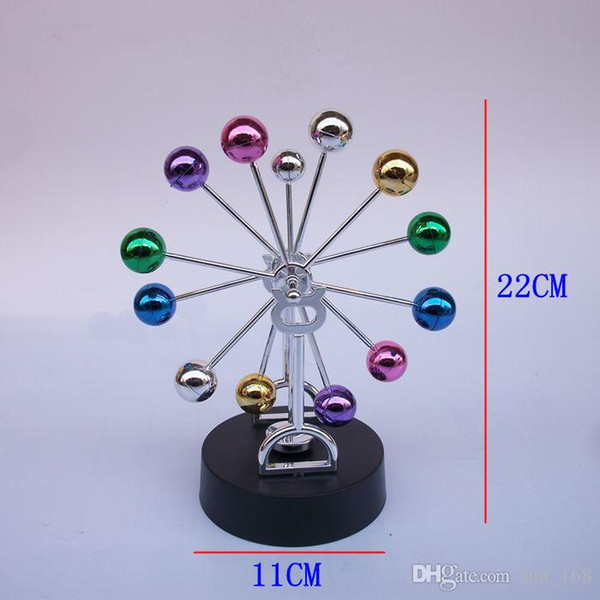 Colorful ball ornaments color perpetual celestial motion tracker Yong Heng Wing put science toys wiggler Ferris wheel