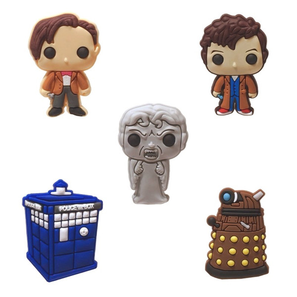 Doctor Who Creative Cartoon Figure PVC 1.3cm Fridge Magnets Cool Magnetic Refrigerator Stickers Kids Favor Party Gift Home Decorations