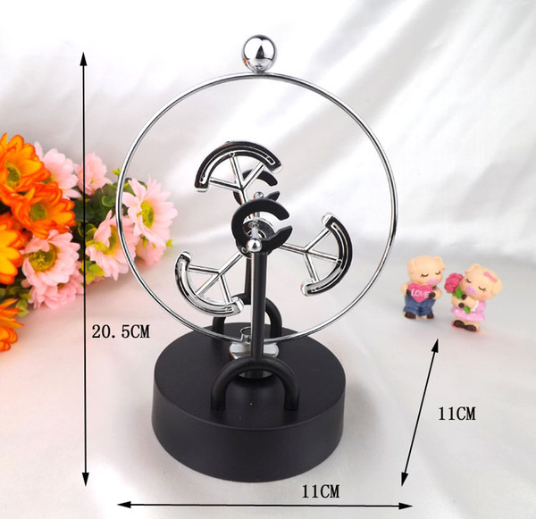 Creative metal swing celestial perpetual chaos pendulum tester machine home office decoration Christmas birthday gift items