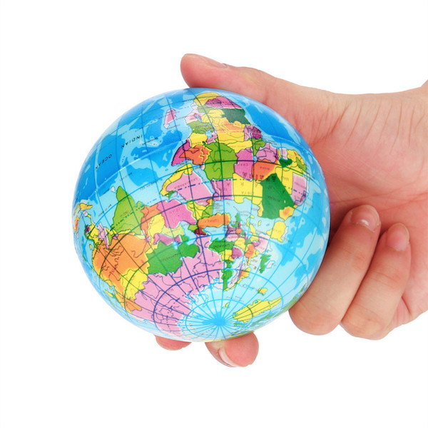 squishy squeeze slime gadgets squeeze antistress Relief World Map Foam Ball Atlas Globe Palm Ball Planet Earth