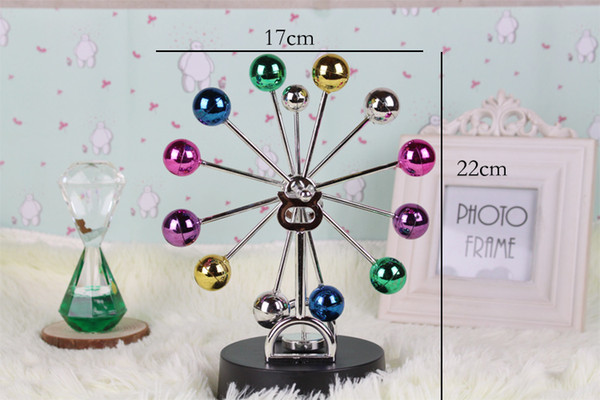 free shipping whNewton billiard ball pendulum movement of celestial earth permanent magnetic tracker study office desktop Decoration Novelty