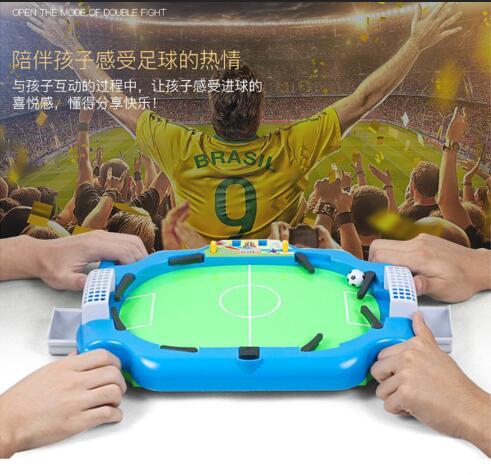 Mini Football Field Tabletop football game Training of children's hand coordination Ejection football Double fighting