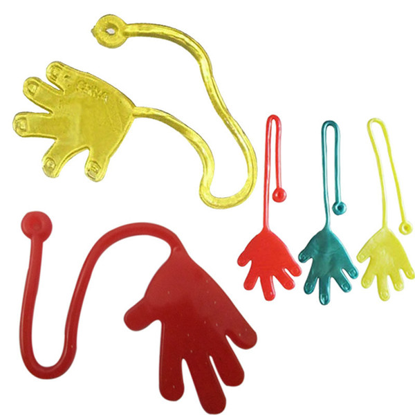 Sticky Hands Toy Creative Kids Party Supply Favors Multicolor Mini Sticky Jelly Stick Slap