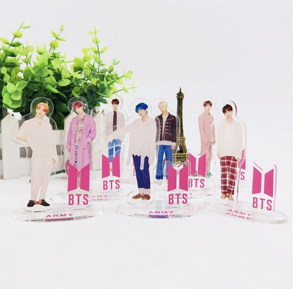 7pcs/lot free bts member map of persona standee/ minatures toy