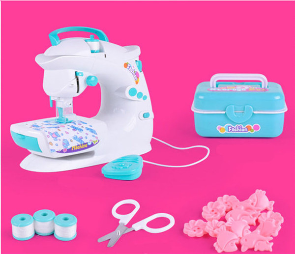 [TOP] TOP ideas and new ways to play electronic light & sound sewing machine Sew clothes toy child girl gift play house toy