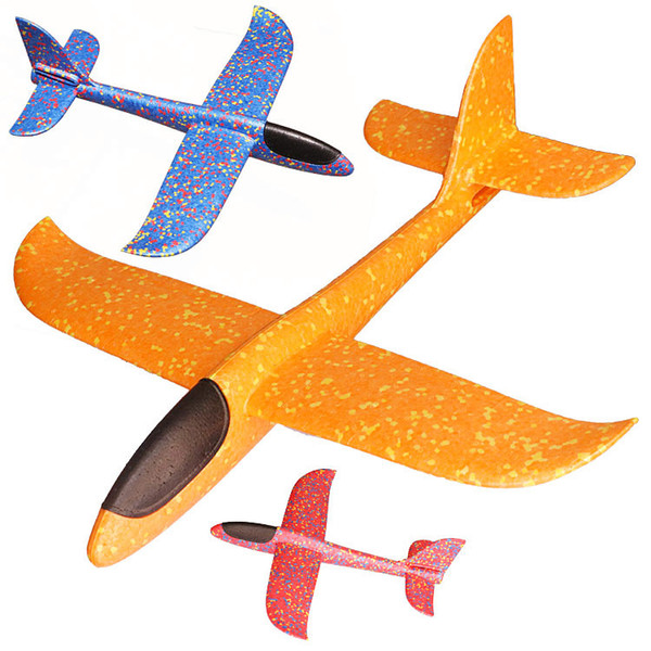 Hand throwing aircraft epp48cm camouflage foam swing model glider children's toys
