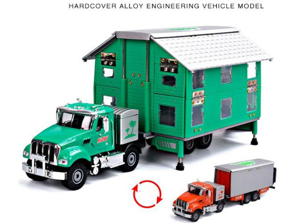 Developing a kind of intelligent defoNew Katie Wei 1:50 alloy double decker car model to simulate wholesale of children's toy cars wholesale