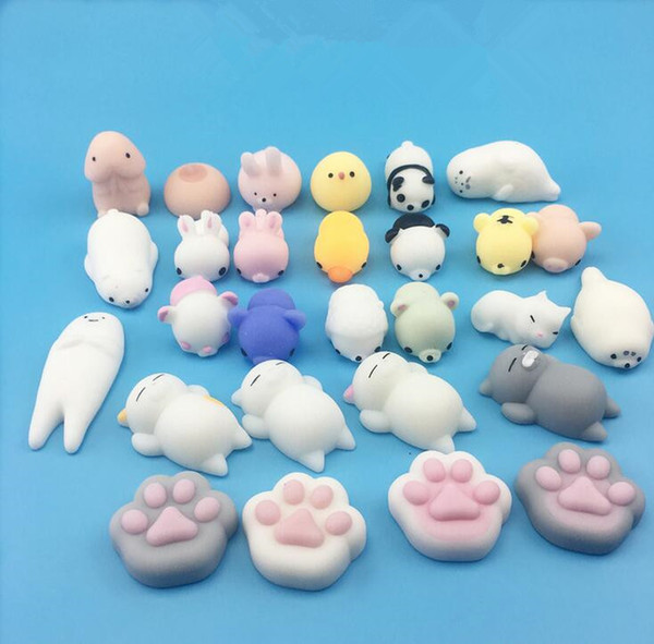 63 style Squishy Slow Rising Jumbo Toy Seal King Cat Animals Cute Kawaii Squeeze Cartoon Toy Mini Squishies Cat Squishiy Fashion Rare Animal