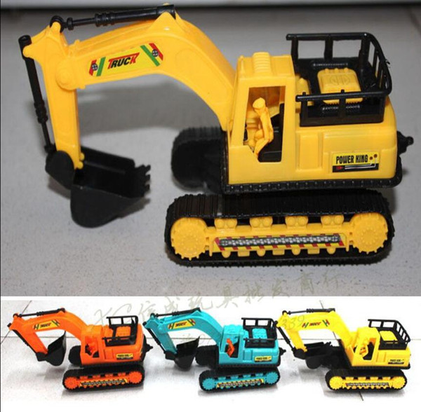 Educational toys, power control excavator truck model inertia, inertia mining vehicles, multi-color mixed shipments