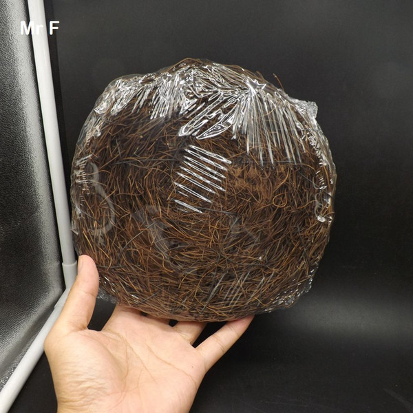 Miniatures Toys About 20 cm Diameter Handmade Vine Brown Bird Nest Nature Craft Holiday Handcraft Model Toy