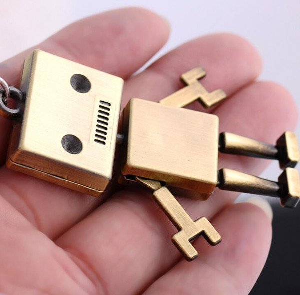 Robot Keychain Creative Car Key Pendant Men Lovers Key Chain Car Keychain Men's Small Gifts Wholesale Free Shipping