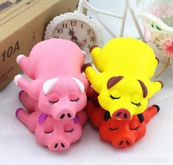 Squishy Roast Suckling Pig pegasus squishies Simulation Toy Slow Rising Soft Squeeze Cute Cell Phone Strap gift Stress for children toy