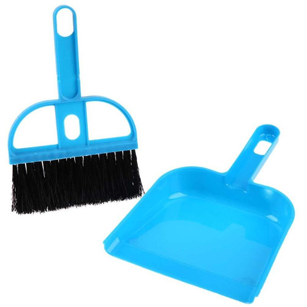 Dollhouse Mini Furniture Miniature Plastic Broom Dustpan Cleaning Tool Baby Kids Pretend Play Furniture Toys Doll Accessories
