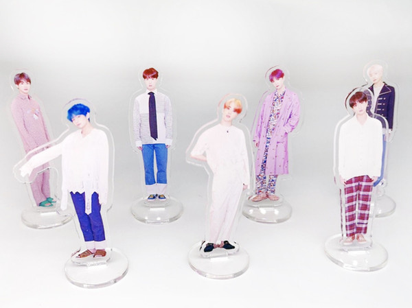 14pcs/lot bts member map of personal standee/ minatures toy free shipping