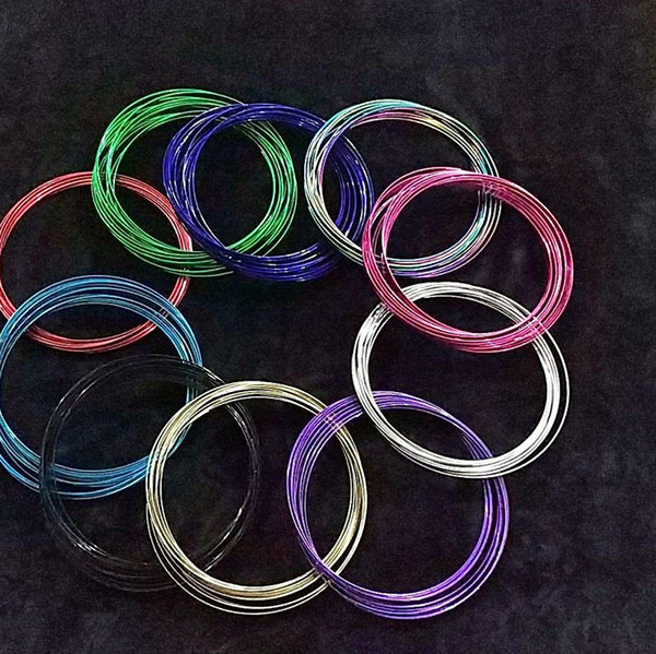 100 pcs Colorful Magic Ring Toroflux Torofluxus Flowtoy Metal Flow Rings Kids Gift Toy Kinetic Spring Toys Fidget Hand Spinner 9 colors