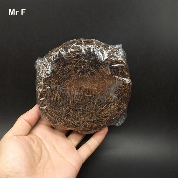Gift About 12 cm Diameter Teaching Nature Vine Brown Bird Nest Hand Craft Holiday Model Toy