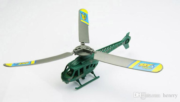 Wholesale Pull the handle aircraft outdoor toys / cute little airplane power helicopter, aircraft can fly overhead cable