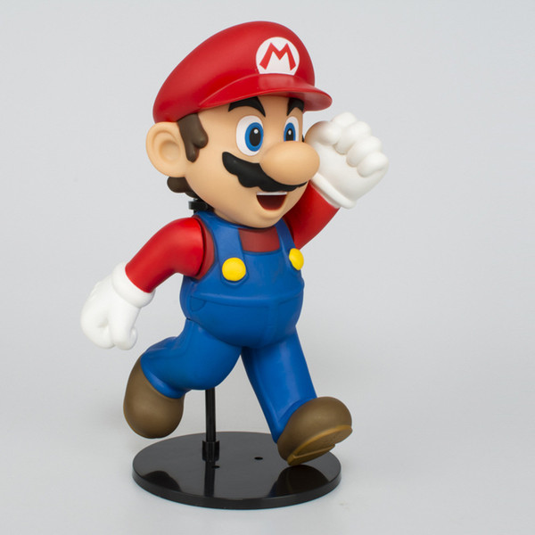 Super Mario anime movable running Mario hand model car decoration toy doll gift