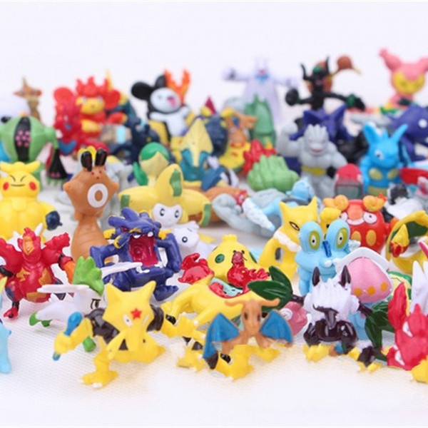 Kids Figures Toys 2 To 3cm Multicolor Christmas Gift Children Cartoon PVC Fun Mini Model Toy 0 3yx W