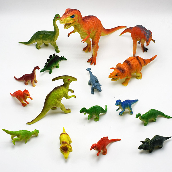 Multistyle Dinosaur models 17 styles dinosaur figures toys kids gifts party sales promotion gifts