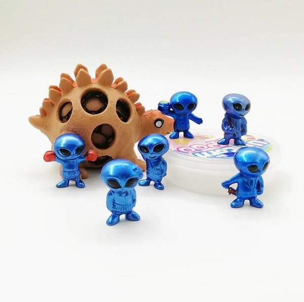 Small mini toys hot PVC alien twisted egg doll toy hand OT ornaments creative cartoon character gifts