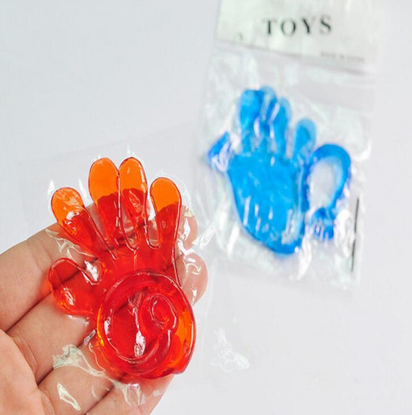 Nostalgic classic Kids Party Supply Favors Mini Sticky Jelly Stick Slap Squishy Hands Toy XT mixed colors
